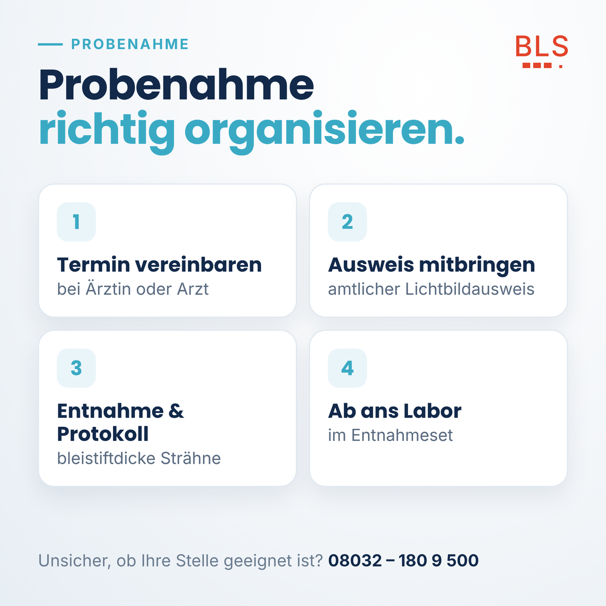 Probenahme Arzneimittel Haaranalyse gerichtsverwertbar mit Identitätsprüfung und Protokoll