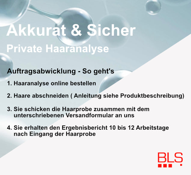 Haaranalyse Auftragsabwicklung