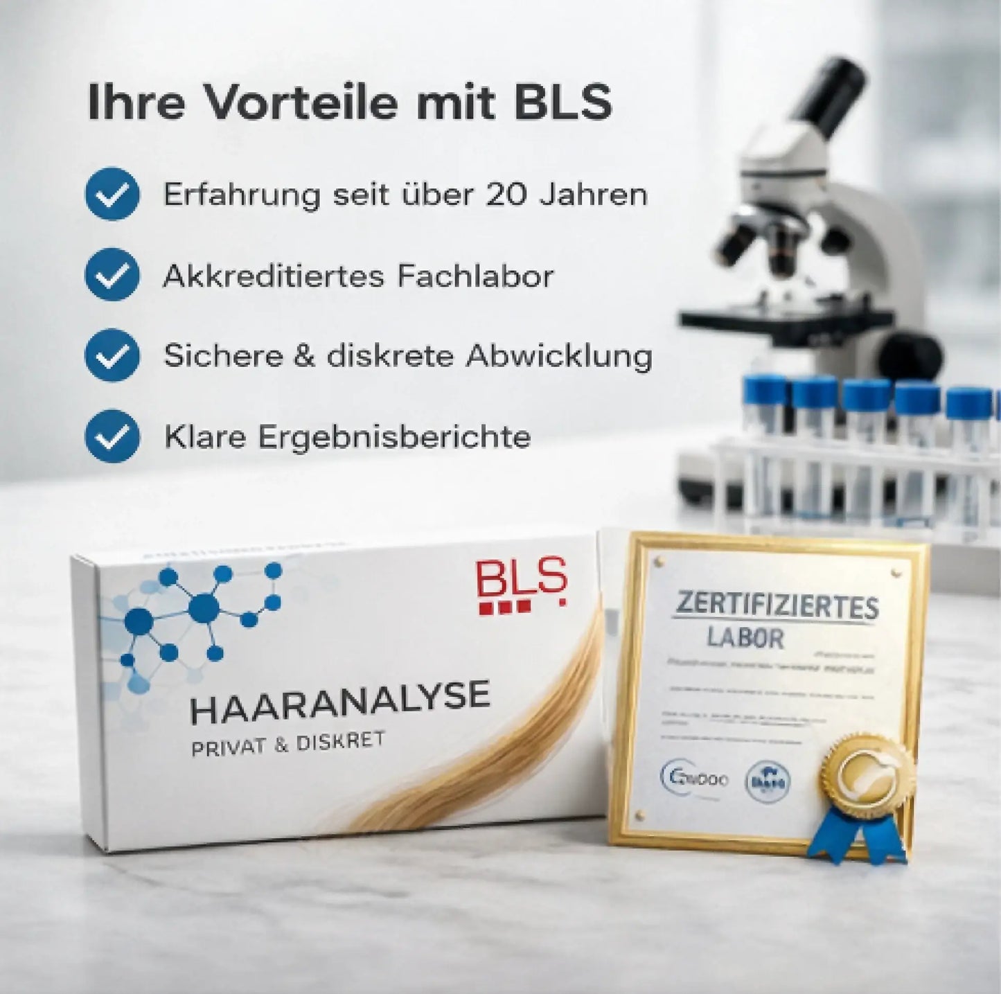 Haaranalyse im zertifizierten Labor – diskret, anonym und zuverlässig mit klaren Ergebnisberichten