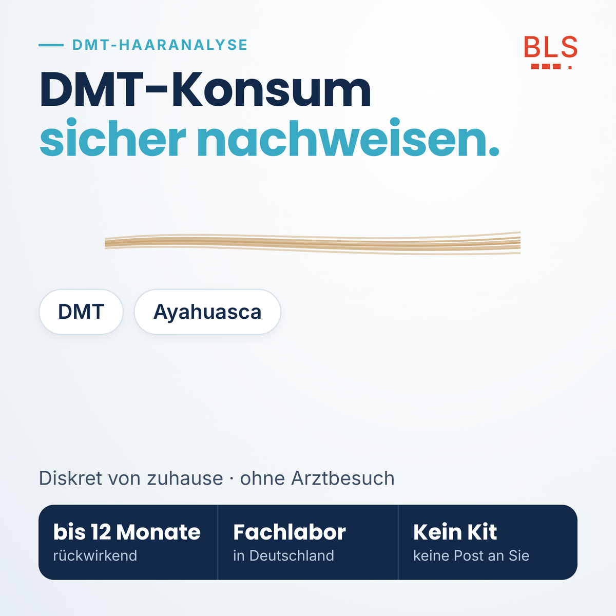 DMT Haaranalyse – Dimethyltryptamin und Ayahuasca im Haar nachweisen