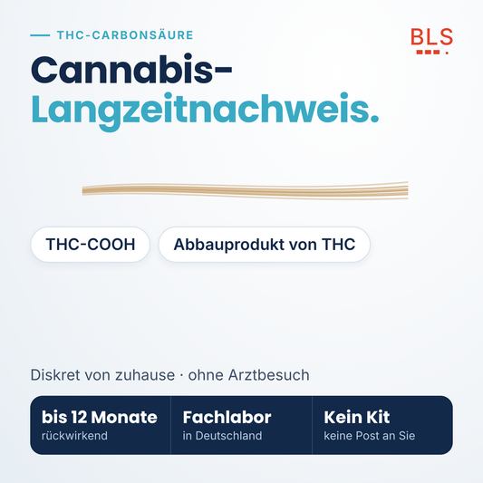 THC-Carbonsäure Haaranalyse – Cannabis-Langzeitnachweis über das Abbauprodukt THC-COOH
