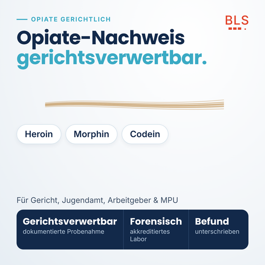 Opiate Haaranalyse gerichtsverwertbar – Heroin, Morphin und Codein nachweisen