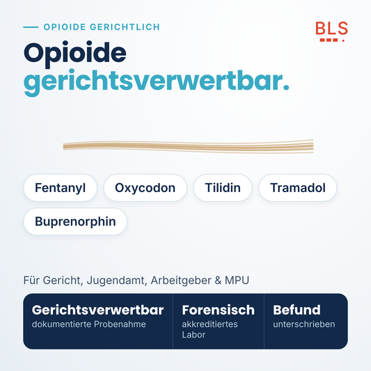 Opioide Haaranalyse gerichtsverwertbar – Fentanyl, Oxycodon, Tilidin und Tramadol nachweisen