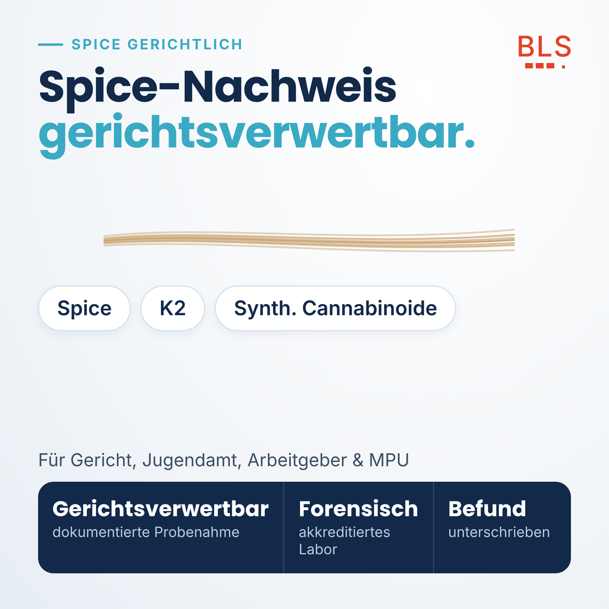 Spice Haaranalyse gerichtsverwertbar – synthetische Cannabinoide und K2 nachweisen