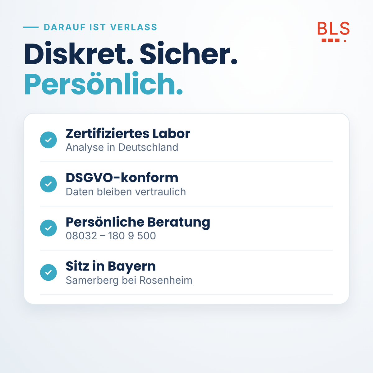 Badesalz Haaranalyse im zertifizierten Labor in Deutschland, DSGVO-konform