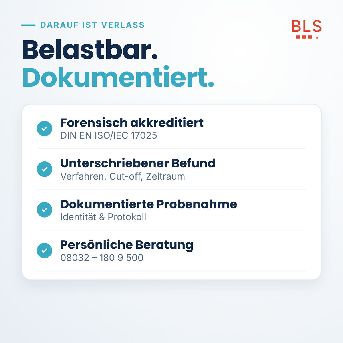 Opioide + Alkohol Haaranalyse gerichtsverwertbar im forensisch akkreditierten Labor nach DIN EN ISO/IEC 17025
