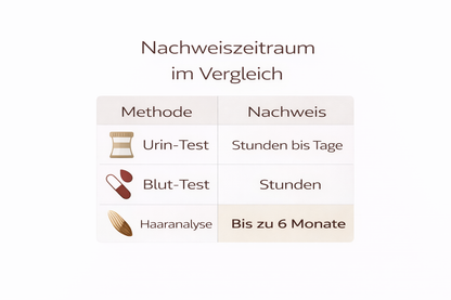 Multidrug Haaranalyse - 5 Drogen testen - Privates Screening