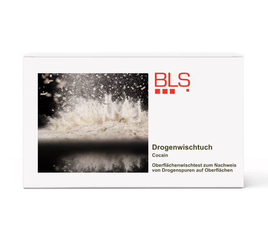 Drogenwischtuch - Cocain - Heimtest für Oberflächen