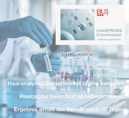 Kokain Haaranalyse Test - Gerichtsverwertbar