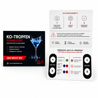 KO-Tropfentest / Drink Detektiv 5er Sparset